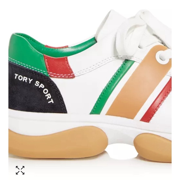 Tory Sport Women's Bubble Stripe Low-Top Sneakers - Picture 3 of 7